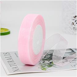 Factory 20 mm Gift Ribbons Nylon Organza Ribbons Roll for Wrapping