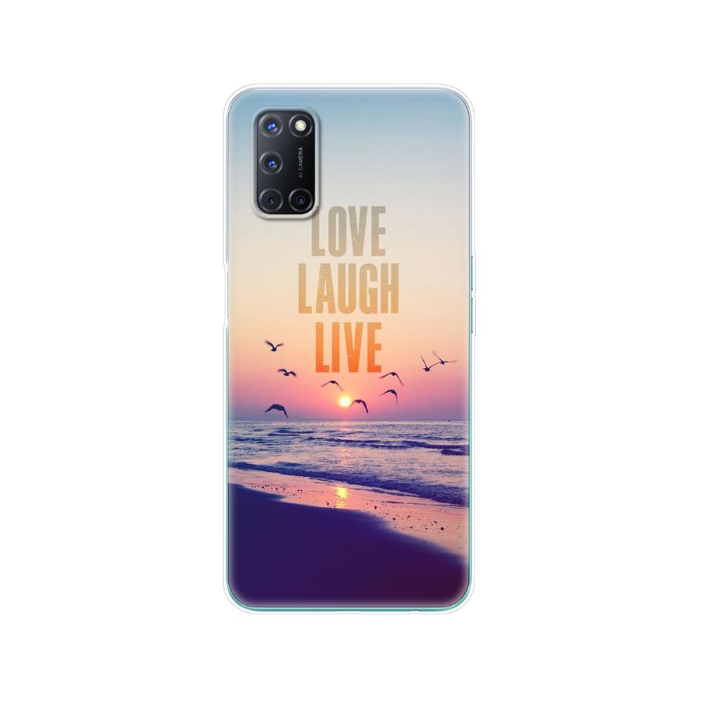 For OPPO A52 Case A92 A72 Case 6.5" Silicon Soft TPU Back Phone Cover For OPPO A 52 72 92 Case OPPOA92 OPPOA72 OPPOA52 Case Bag