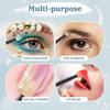 25Pcs Eyeshadow Applicators With Storage Container Disposable Eyeshadow Sponge Brush Double-Sided Eye Makeup Applicators LM