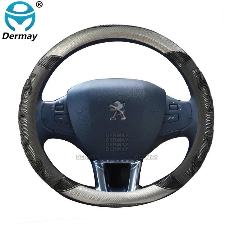 Per Peugeot 208 208 GT e208 I II 2012~2023 Coprivolante per Auto Gel di Silice Pelle PU Antiscivolo Massaggio Accessori Auto