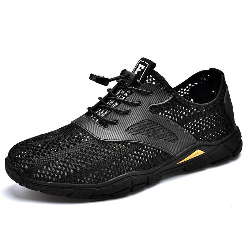 Mesh Hiking Shoes Men's Single Mesh Hollow Breathable Leisure Outdoor Adventure River Wading