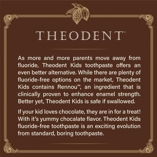 Kid's Chocolate Toothpaste 3.40 Ounces by Theodent
