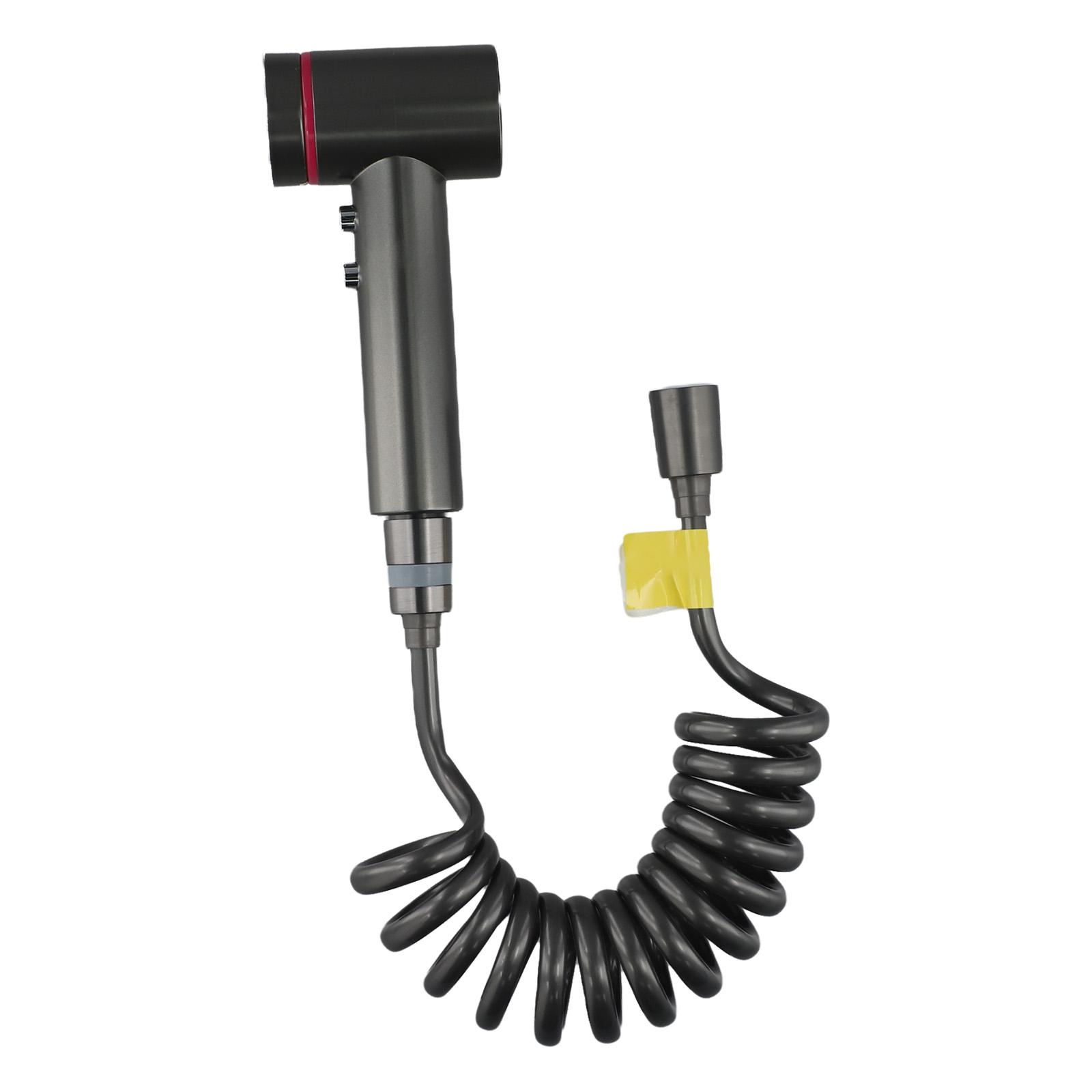 Bathroom Handheld Sprayer Bidet Toilet Sprayer Home Bathroom High Pressure Relaxing Shower Experience 2 Modes Adjustable серый