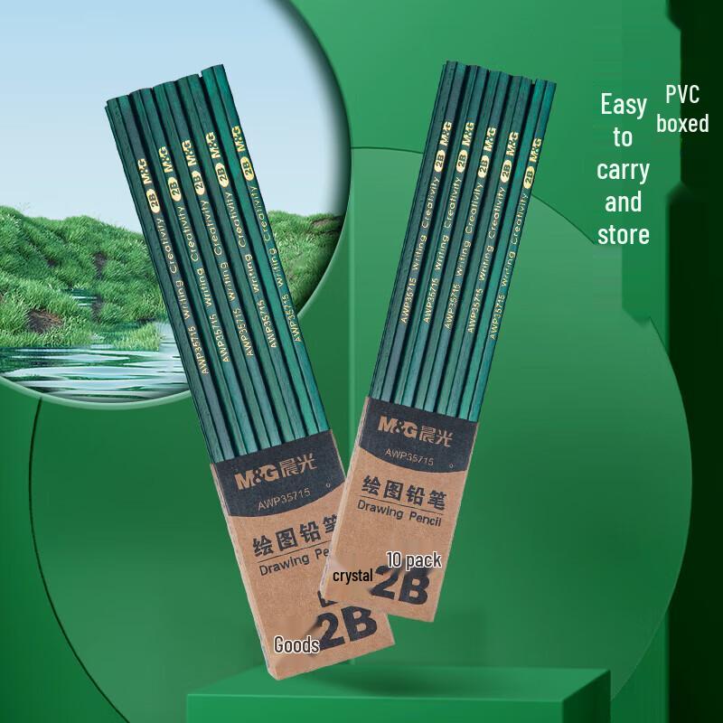 Chenguang Classic Green Hexagonal Pencils