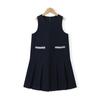 Girls' Little Fragrance Style Pleated Vest Dress