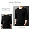 Raphenny Men's Modal Long Sleeve Crew Neck Top