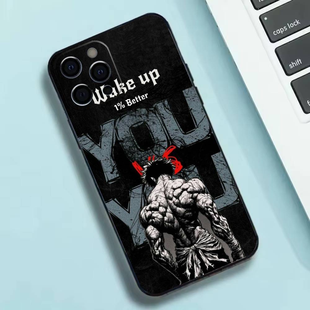 

Anime B-Baki hanma Phone Case Silicone Soft For IPhone 17 16 15 14 13 12 11 X XR Plus Pro Max Plus iPhone15plus