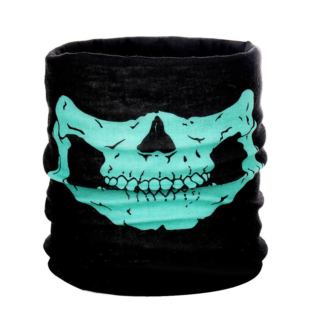 Halloween Props Mask Multi-function Seamless Headscarf Outdoor Sports Riding Mask Horror Skull Collar