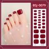 Teennagelstickers Semi-uitgeharde Gel Teennagellak Strips Pedicure Nagels Stickers