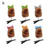 6 Piezas Pinzas para el Cabello Animales de Dibujos Animados Lazo Decoración Pasadores para el Cabello Accesorios de Cabello Coloridos Colores Aleatorios Pinzas Elásticas para el Cabello