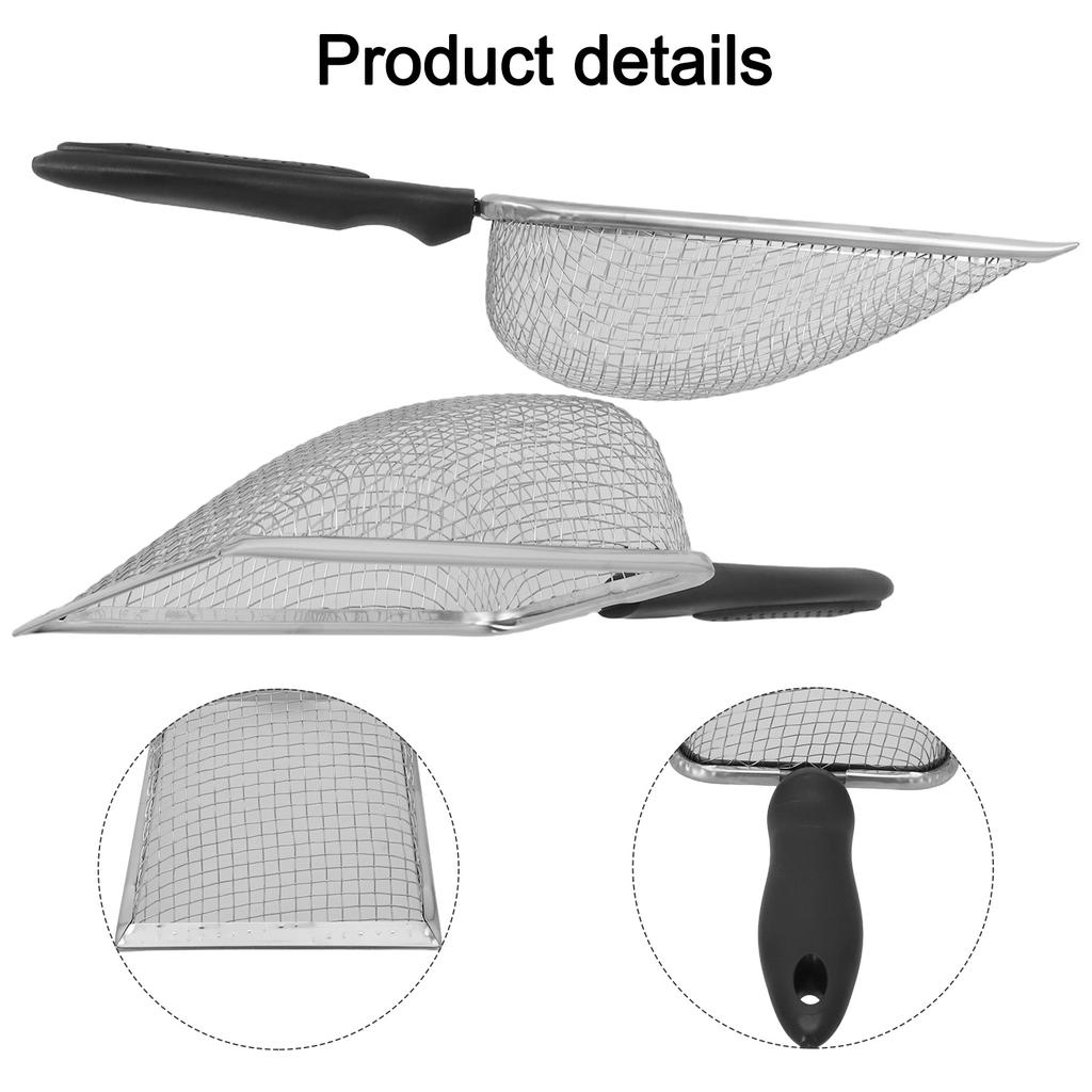 Efficient Dirt Sifting Tool Compost 27*10cm Soil Sifter Stainless Steel Construction Time-Saving Tool Versatile Use