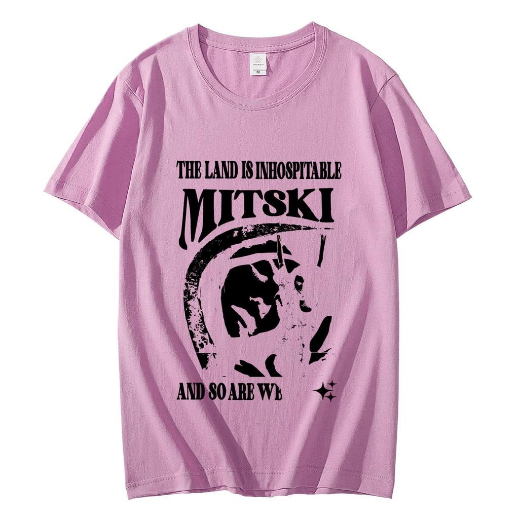 Singer Mitski Album Art Graphic T Shirts Mens Womens Fashion Vintage Aesthetics Tshirt Casual Comfort Pure Cotton Tshirts