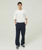 MAGOODGAN Chino 4307 Satin Cotton Straight Fit Navy Fatigue Pants