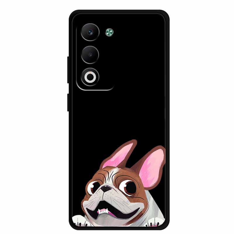 Coque For OPPO A5m A5i Pro Case Cartoon Cat Black Silicone TPU Soft Phone Case For OPPO A5 5G 4G Global Back Cover Case Funda