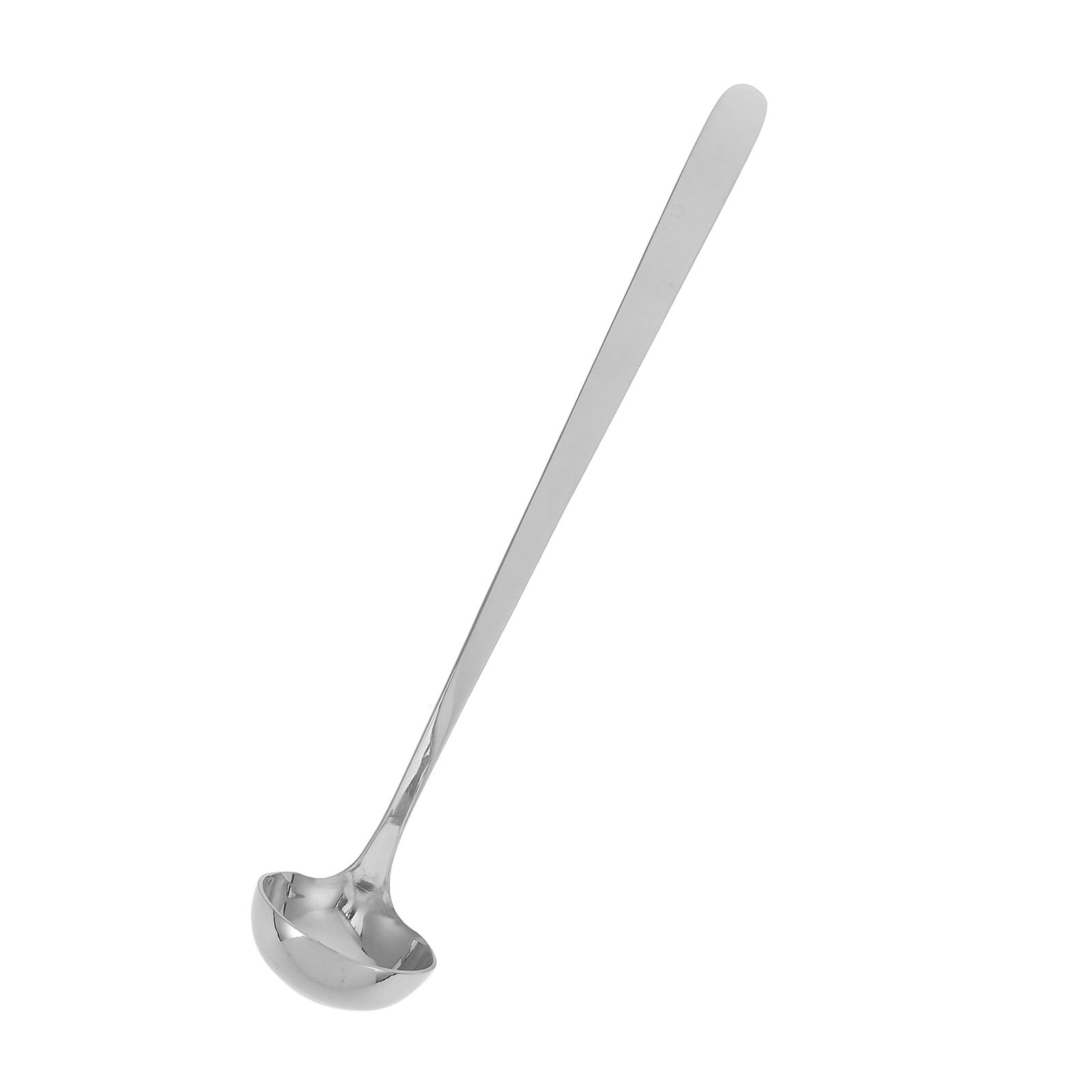 

Длинная ложка для смешивания Ложки для приготовления пищи Большая порция супа Кухня Вок Половник Металлическая ручка Помешивание 23.50X4.20X2.50CM серебряный