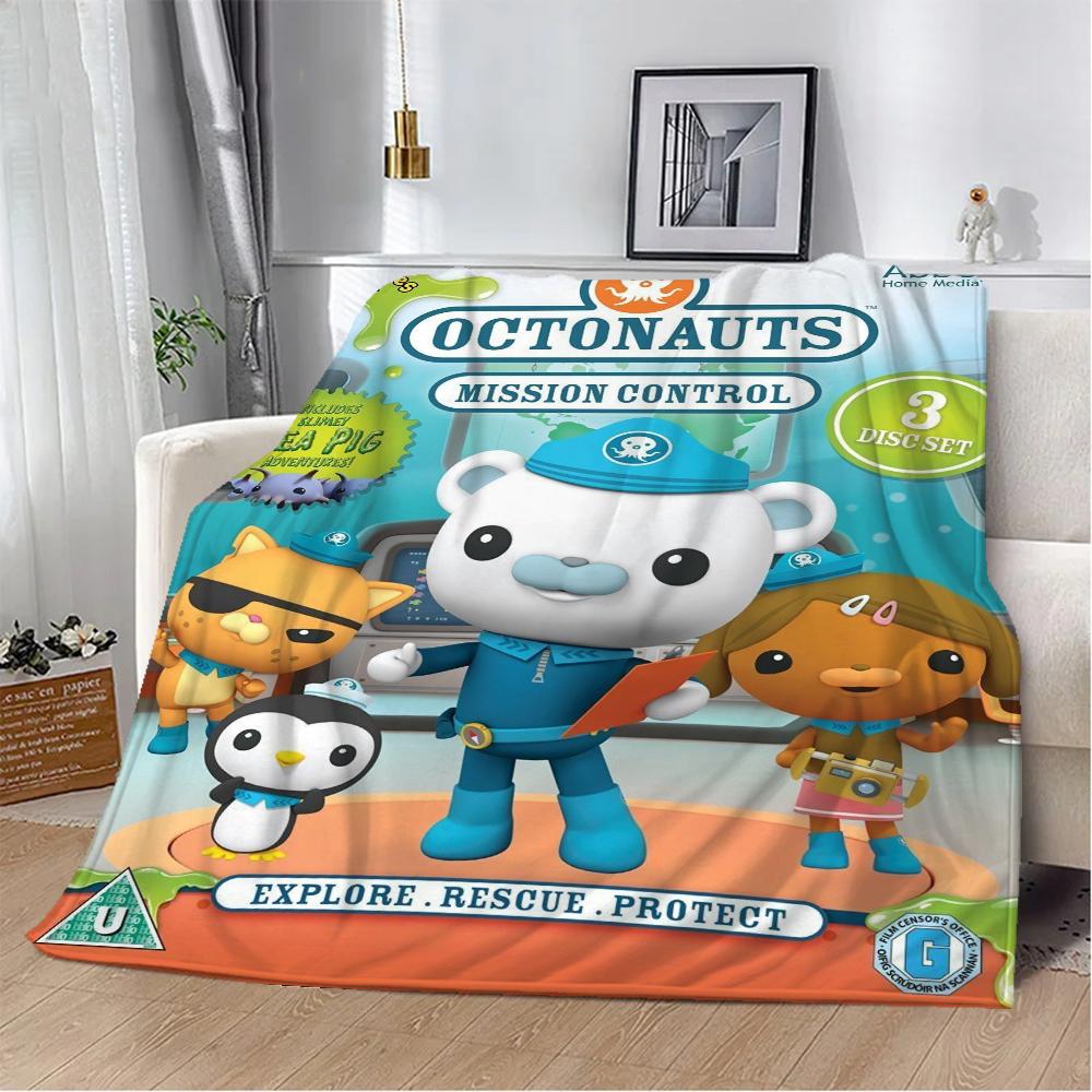 The Octonauts Thermal Blankets for Bed Blanket 150cm X 200cm Knitted Plaid Home Interior Luxury Bedding Beach Towel Throw Knee &
