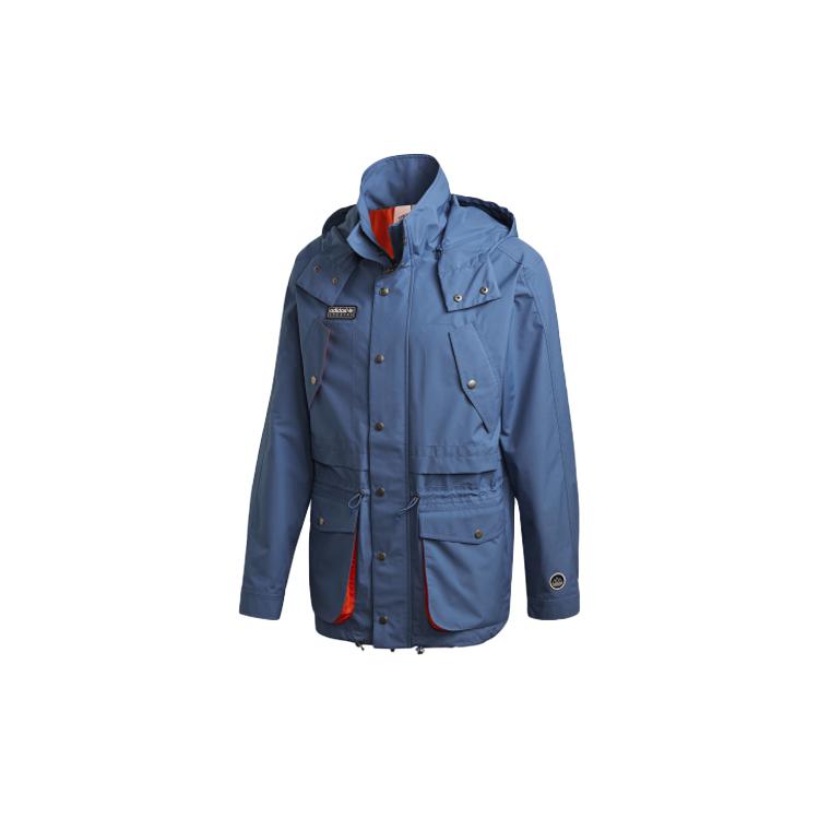 Adidas Originals STANDISH Куртки Мужские Синие С Капюшоном Умеренные Другие FR9280 XS