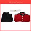 Medieval Royal Guard Cosplay Costume With Polyester Fabric For Theatrical Performance