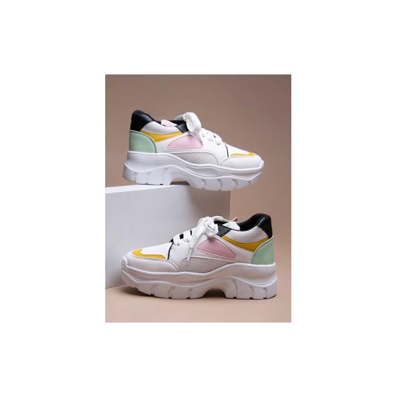 Shoetopia Girls A-6 White Casual Shoe - 5 Uk (Girls-A-6-White) 5 UK белый