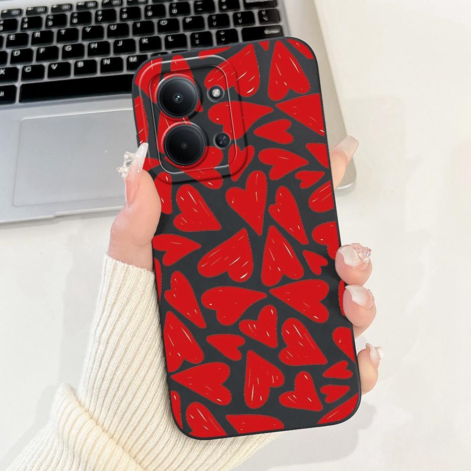 Für Xiaomi Redmi 15C 4G Hülle PocoC85 Niedliche Katze Blume Bemalte Abdeckung Weiche Silikon Handyhülle Für Xiaomi Poco C85 Redmi15C 4G Taschen