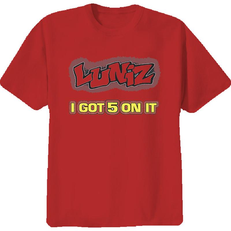 Футболка с логотипом рэп-группы Luniz S разноцветный