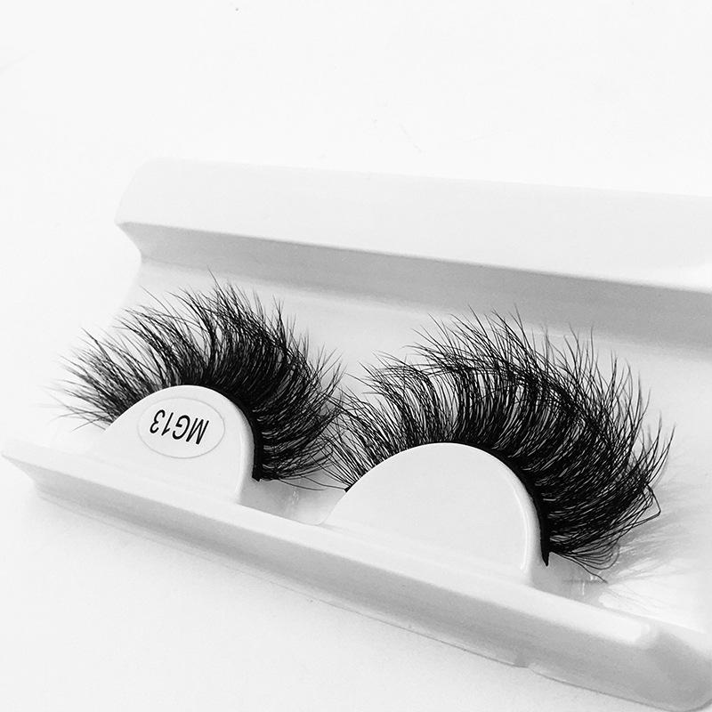 8D False Eyelashes 1 Pair Of Simulated Natural Thick Curled Grafted Eyelashes