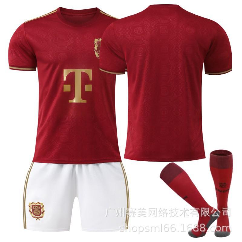 25 Bayern's 125th Anniversary Edition Football Jersey Set 9 Kane Muller 6 Kimish Cross-Border Shirts