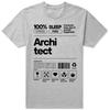 Funny Architect Architecture Graphic 100% Cotton T-shirts Men Women's Fashion Casual Tshirt Loose Oversized Streetwear T Shirt