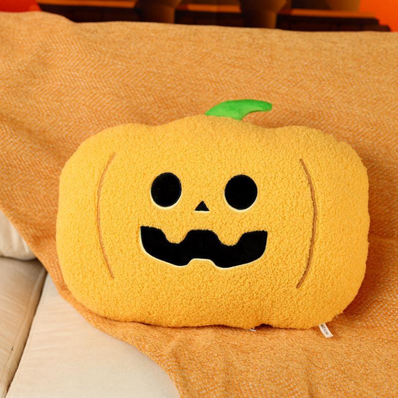 Halloween Pumpkin Plush Toy With Spider Bat Ghost Decorations For Kids Party