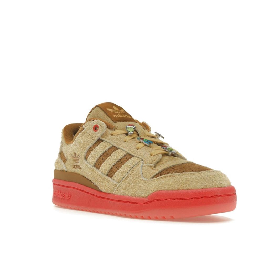 adidas Dr. Seuss x Forum Low Max Men Sneakers Tan Oat Bright-Red ID8896