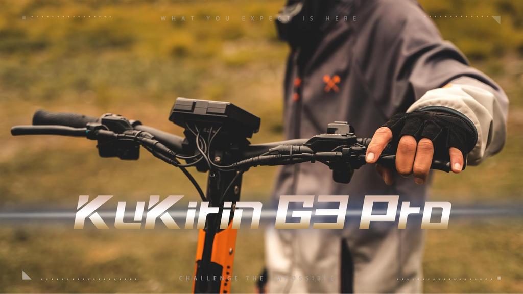 kukirin G3 Pro Electric Scooter 1200W*2 Motor 52V23.4Ah Battery 65km/h Max Speed 80km Max Range