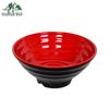 SHL Red Black Melamine Outdoor Bowl