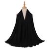 High Quality Muslim Crinkled Hijab Veils For Women Ladies Plain Scarf Winter Shawl Luxury Lady Wrap Scarf Supplier
