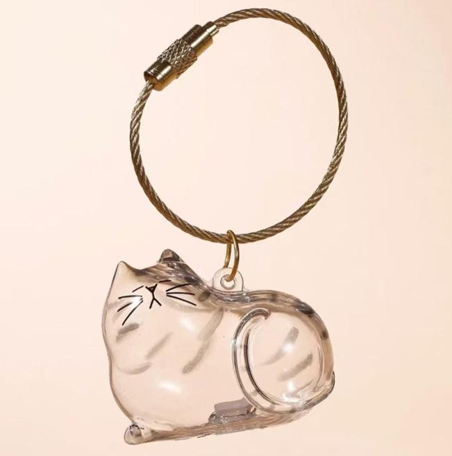 

Очаровательная шкатулка для хранения шерсти кошки и подвеска-шарм в подарок