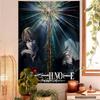 Death Note Full Character Collage Wall Tapestry  Light Yagami Art Edgy Room Decor for Psychological Thriller  Anime Fans
