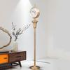 Antique Style Floor Clock Luxury Silent Standing Clocks Retro European Desk Clock for Living Room Decoration and Accessories