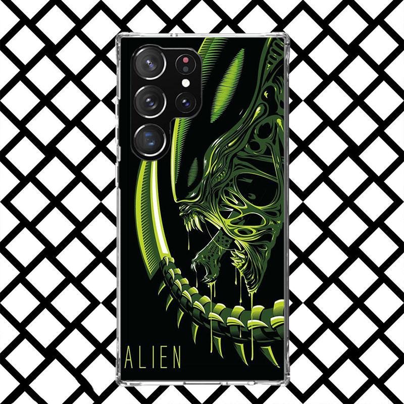 Cool A-Alien X-Xenomorph Phone Case for Samsung Galaxy S26 S25 Edge S24 S23 Ultra S22 Plus S21 FE S20 + Soft Cover Print Fundas