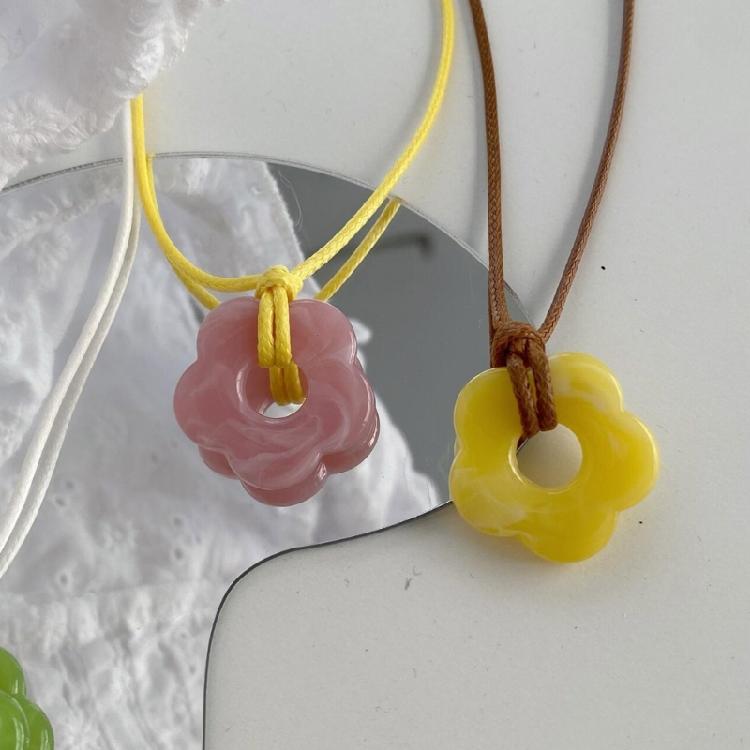 Ausgehöhlter Blumen-Choker Schöner Dopamin-Halschmuck für lässige und formelle Anlässe