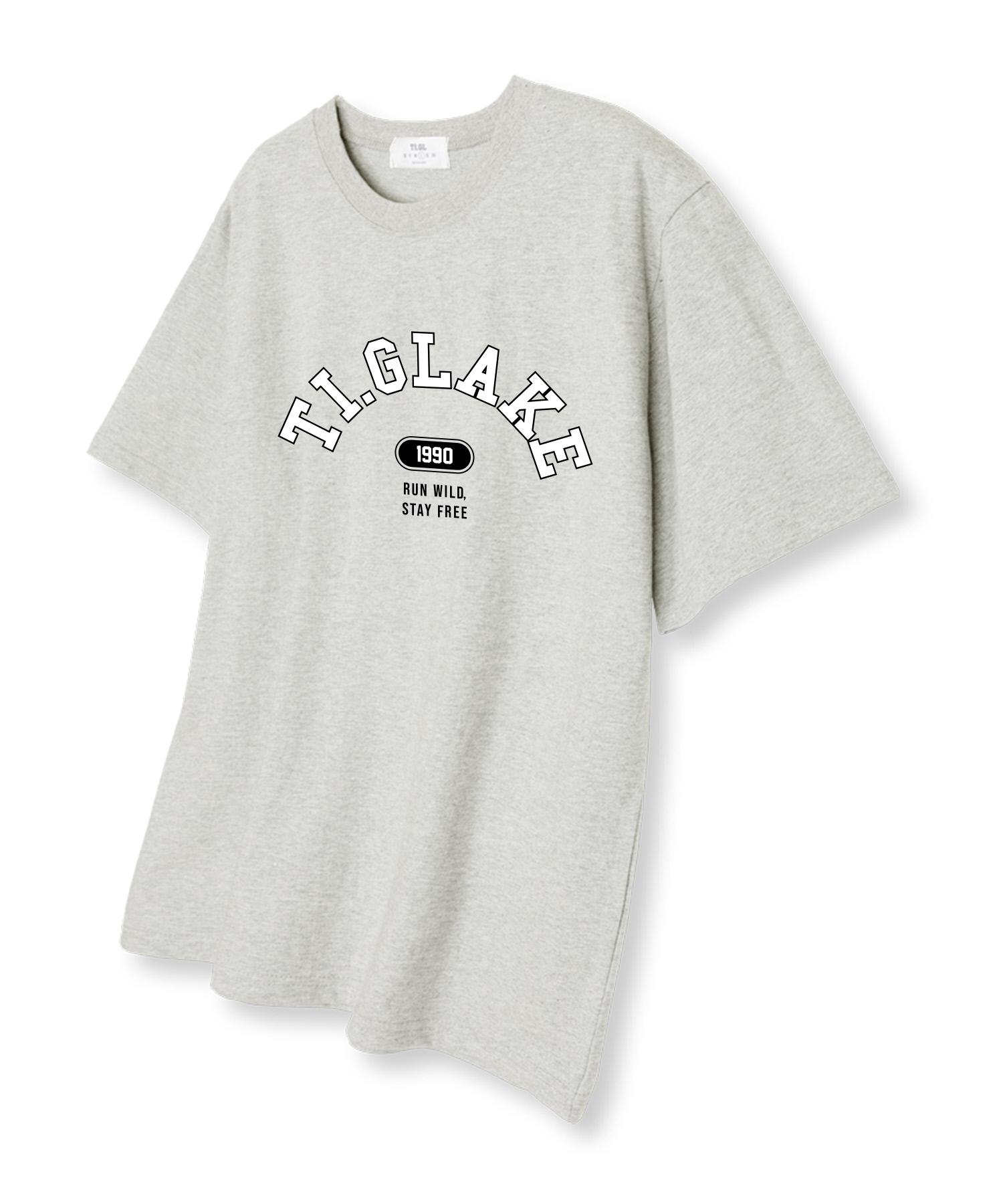 Tee Glake Stayfree Oversized Short Sleeve T-Shirt Oatmeal L