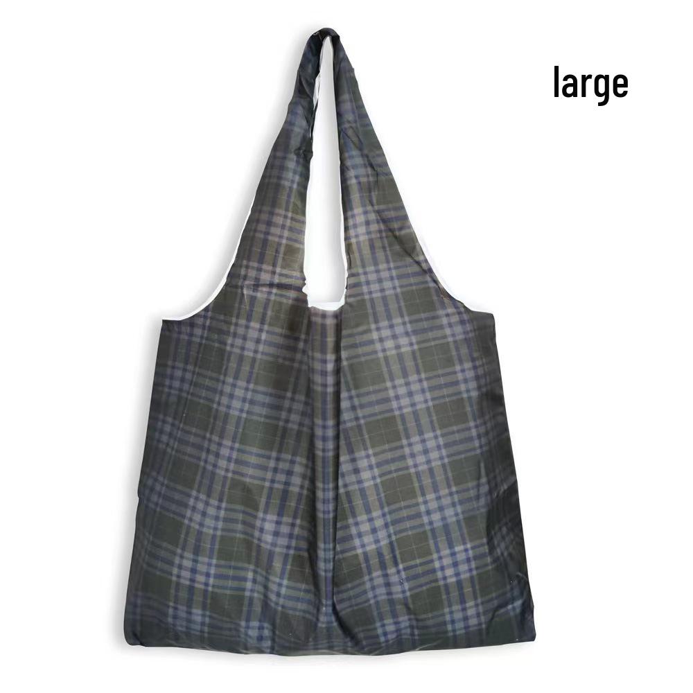 Eco-Friendly Large Capacity Foldable Tote Bag - Creative, Portable, Printed, and In Stock