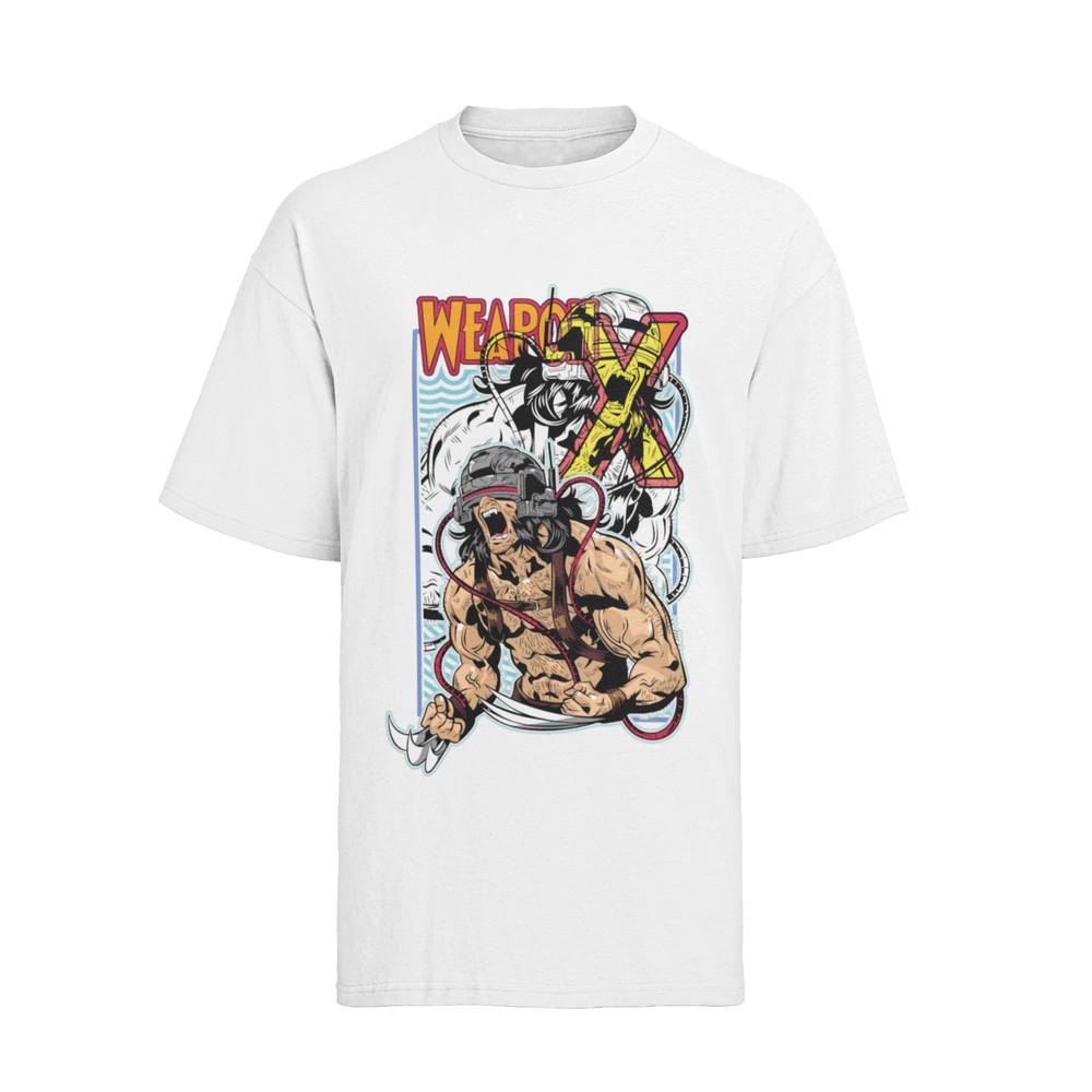 Wolverine Weapon X Mutant Retro Comic Mens T-Shirt Cotton S-XXXL