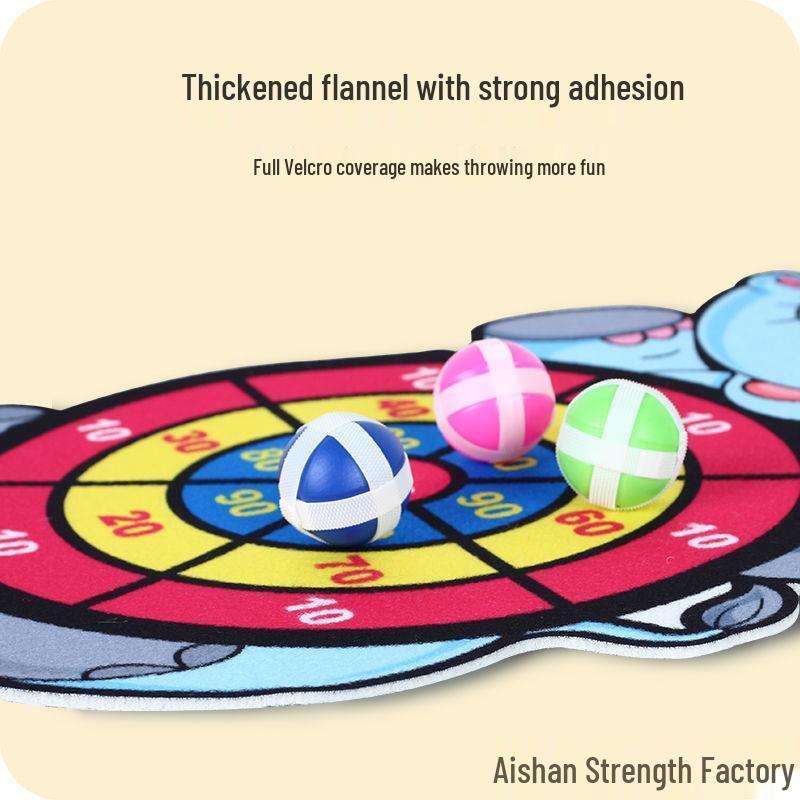 Interactive Parent-Child Throwing Sticky Balls Dartboard for Kids – Educational Indoor Toy Set