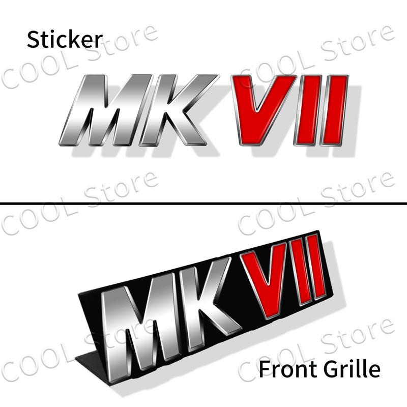 3D Metal MKIV MKV MKVI Logo Car Fender Emblem Rear Tail Trunk Badge Sticker For Volkswagen Golf MK4 MK5 MK6 MK7 Jett Passat