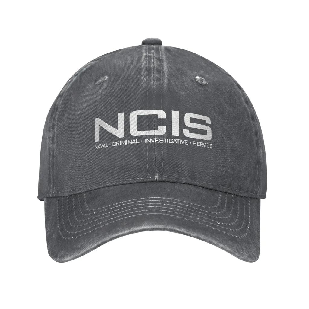 NCIS Naval Criminal Investigative Service Baseball Cap Retro Distressed Washed Sun Cap Unisex Outdoor Unstructured Soft Hats