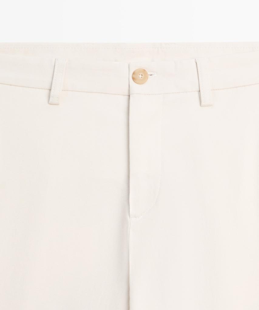 Masimodutti Cotton Blend Slim Fit Pants