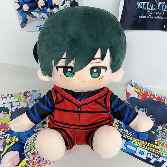 40cm Anime BLUE LOCK Plush Nagi Seishiro Chigiri Hyoma Gagamaru Gin Plushie Figure Soft Stuffed Pillow Christmas Birthday Gifts