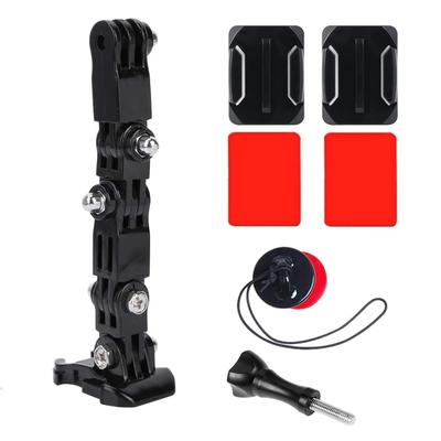 Support de casque de moto pour GoPro Hero 12, 11, 10, 9, 8, 7, 6, Insta360, Yi Osmo, caméra de sport d'action, support intégral, accessoires