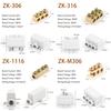 New Conductor Brass High Power Splitter Large Current Universal Quick Terminal Block Fast Connector Electrical