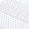 Vidaxl Materac Piankowy, Biały 160X210 Cm, 7-Strefowy, Twardość 20 Ild