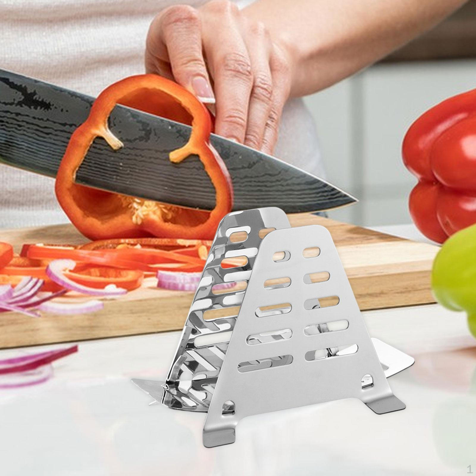 Versatile Storage Solution for Pot Lids and Plates Easy to Maintain Countertop Organizer Home